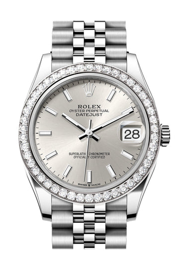Rolex Datejust 31 Silver Dial Jubilee Ladies Watch - Ref # 278384RBR 278384RBR-0016