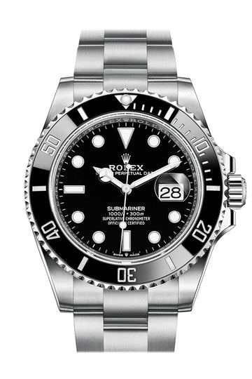 Rolex Submariner 41 Automatic Chronometer Black Dial Watch - Ref # 126610LN New Release 2020