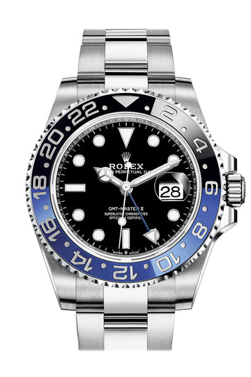 Rolex GMT-Master II Batman Black and Blue Bezel Watch - Ref # 126710BLNR 126710