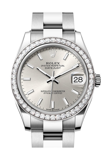 Rolex Datejust 31 Silver Dial Ladies Watch - Ref # 278384RBR 278384RBR-0015