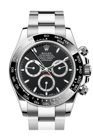 Rolex Daytona 40 Black Dial Stainless Steel Mens Watch - Ref # 126500LN