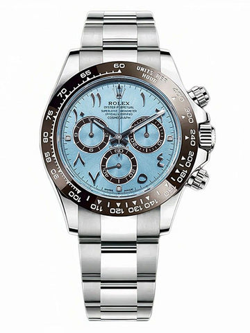 Rolex Daytona Platinum Ceramic Arabic Dial 116506