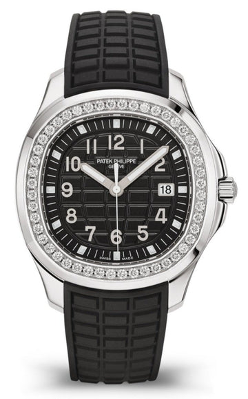 Patek Philippe Aquanaut Luce Black Dial Steel Case With Diamonds - Ref# 5267 - 200A-001