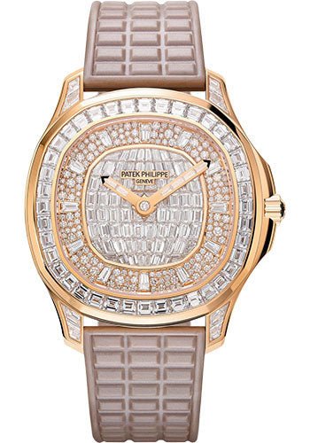 Patek Philippe Aquanaut Luce Haute Joaillerie 38.8mm Rose Gold Diamonds Ref# 5062 - 450R-001