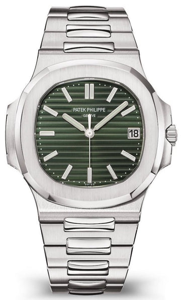 Patek Philippe Nautilus Self-Winding Sunburst Olive-Green Dial Ref# 5711 - 1A-014