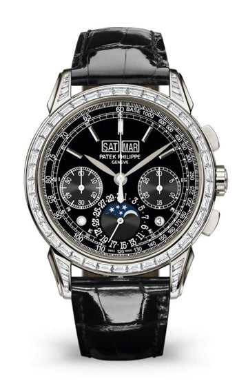 Patek Philippe Perpetual Calendar Platinum Black Dial 5271P-001