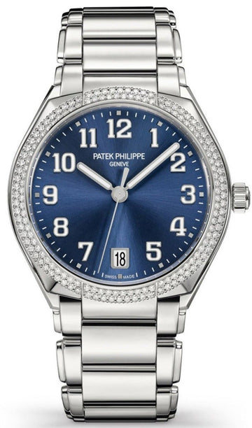Patek Philippe Twenty~4 Automatic Round Watch Blue Dial Ladies 36mm - Ref# 7300 - 1200A-001