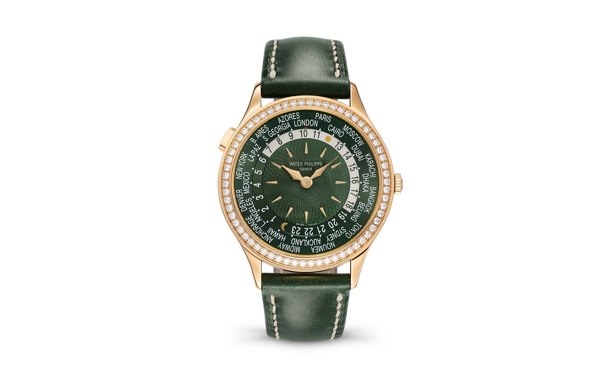 Patek philippe world 2025 time reference 7130