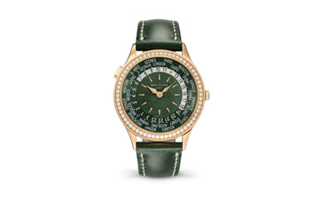 Patek Philippe World Time Oliver Green Dial Rose Gold Complications 7130R-014