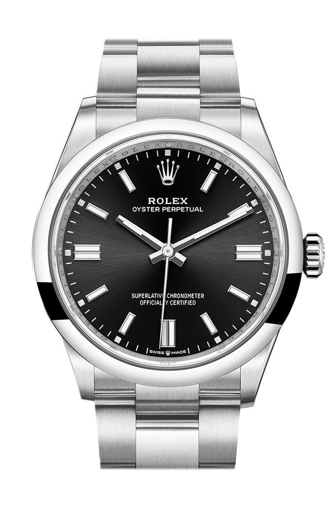 Rolex Oyster Perpetual 36 Black Dial Oyster Bracelet Watch - Ref #  126000