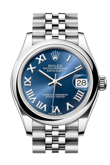 Rolex Datejust 31 Blue Roman Jubilee Ladies Watch - Ref #  278240 278240-0018