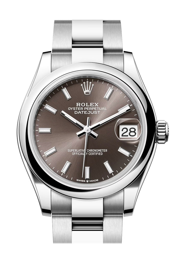 Rolex Datejust 31 Brown Dial Oyster Ladies Watch - Ref #  278240 278240-0009