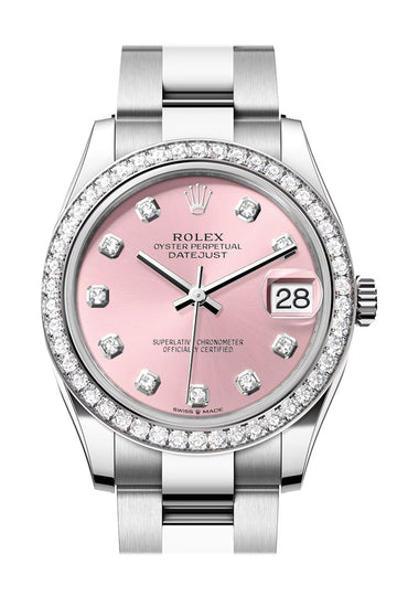 Rolex Datejust 31 Pink Diamond Dial Ladies Watch - Ref #  278384RBR 278384RBR-0035