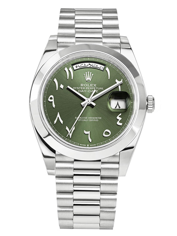 Rolex Day-Date 40 Green Dial with Arabic Numerals - 228206