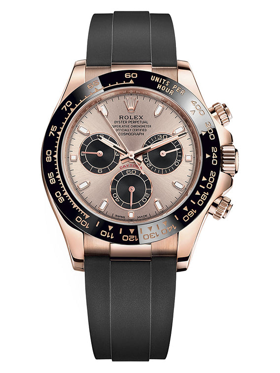 Rolex Daytona 116515LN OysterFlex Rose Gold - Sundust Rose Dial