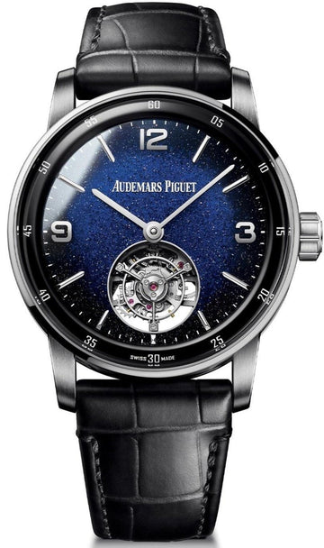 Audemars Piguet Code 11.59 Selfwinding Flying Tourbillon - White Gold - Blue Dial - Ref# 26396BC.OO.D002CR.01