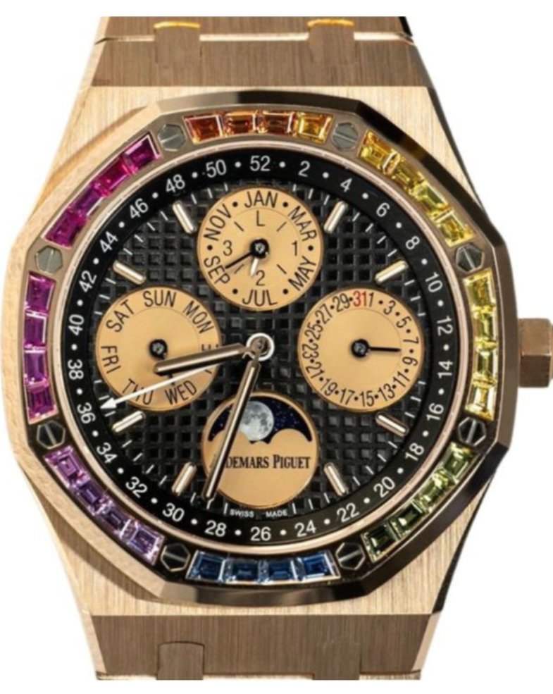 Audemars Piguet ROYAL OAK Perpetual Calendar Rose Gold Rainbow Limited 20 pieces (Reference 	266140