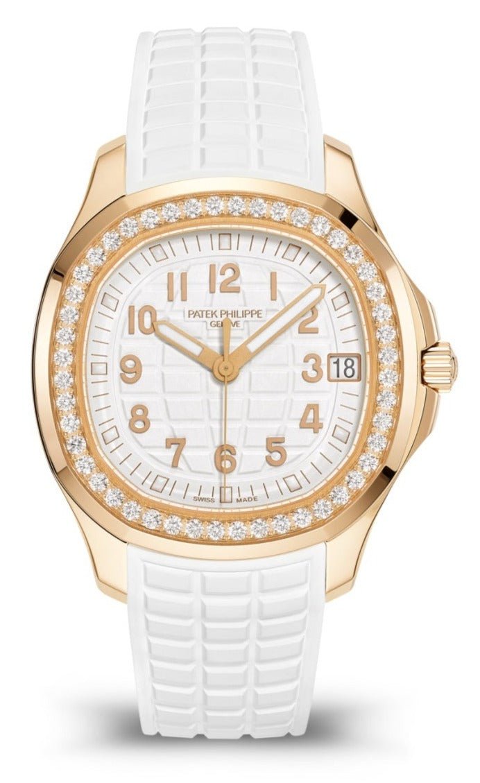 Patek Philippe Aquanaut Ladies Aquanaut Luce with Diamonds White Dial Rose Gold 5268 - 200R-001