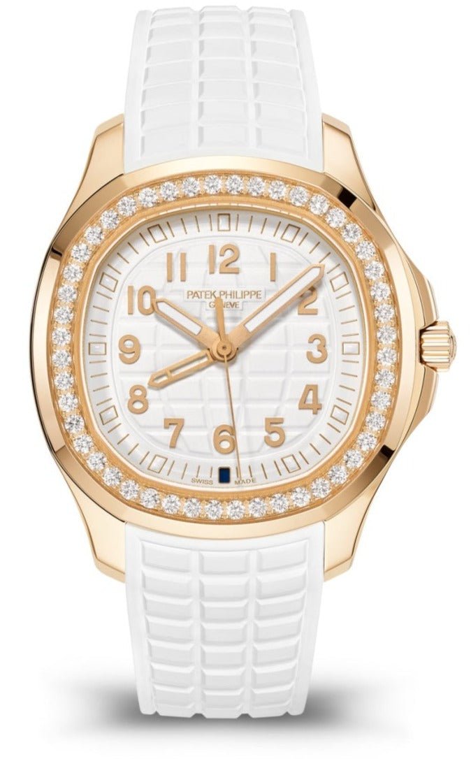 Patek Philippe Aquanaut Ladies White Dial Rose Gold Aquanaut Luce Travel 5269 - 200R