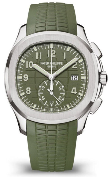 Patek Philippe Aquanaut Self-Winding Green Dial Ref# 5968G-010