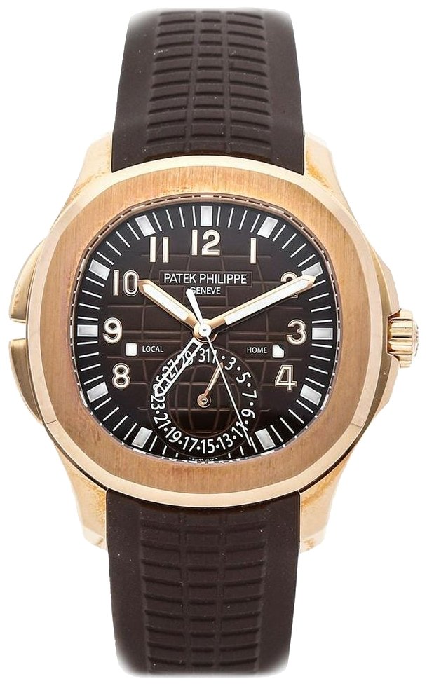 Patek Philippe Aquanaut Time Travel - Rose Gold - Chocolate Dial - Ref# 5164R - 001