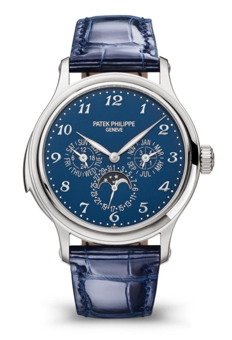 Patek Philippe Minute Repeater Perpetual Calendar Grande Complication White Gold Blue Dial 5374G-001