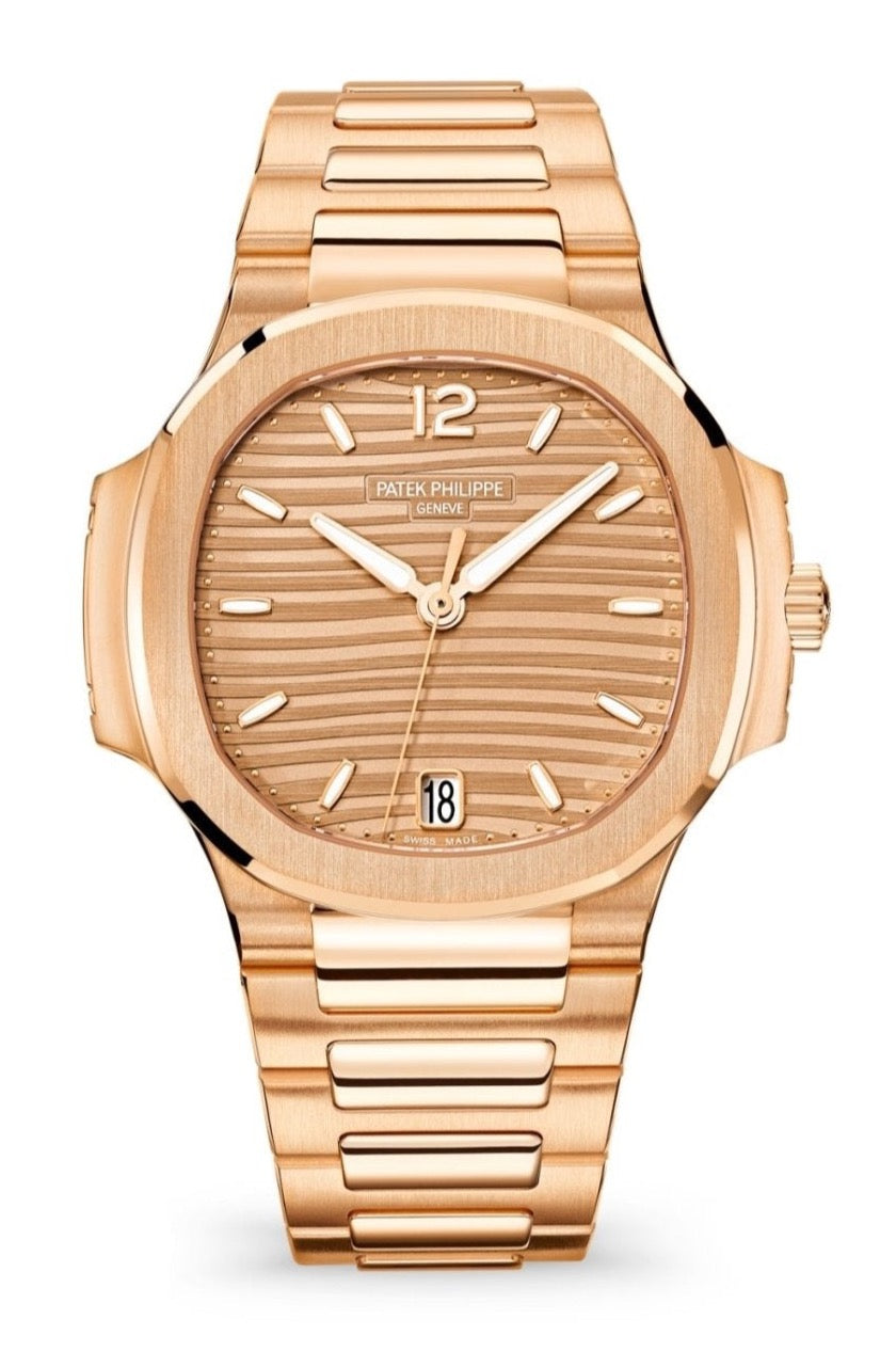 Patek Philippe Nautilus Ladies Automatic - 35.2 mm - Rose Gold - Golden Brown Opaline Dial 7118 - 1R-010