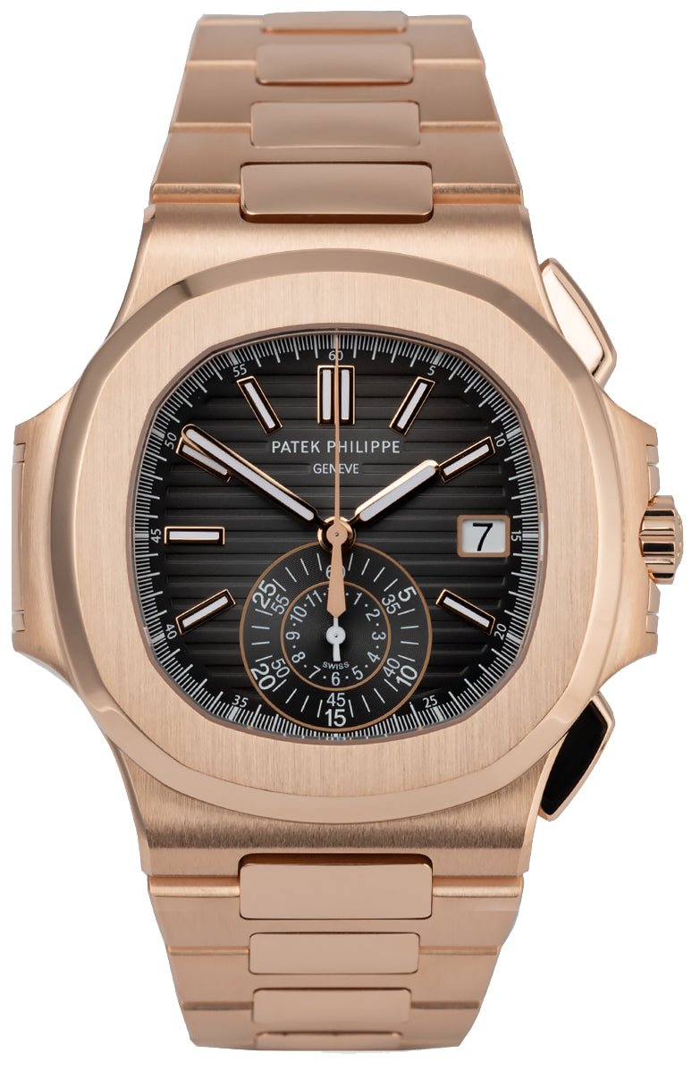 Patek Philippe Nautilus Rose Gold - Black Gradient Dial - Ref# 5980 - 1R-001