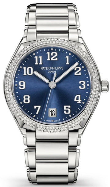 Patek Philippe Twenty~4 Automatic Round Watch Blue Dial Ladies 36mm - Ref#  7300 - 1200A-001